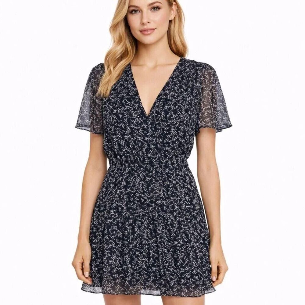 Equipment Women's Black and Navy Dress